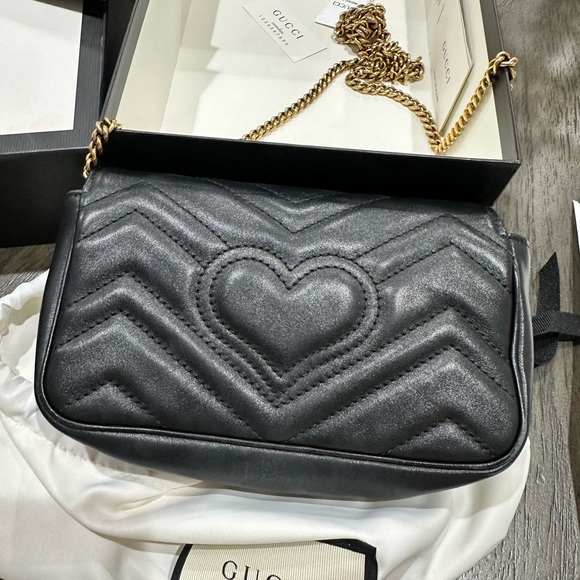 Gucci Marmont Matelasse leather super mimi bag, used, very good condition - Picture 4 of 8